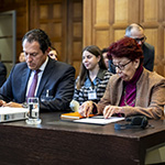 Members of the Delegation of Mexico on the second day of hearings