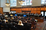 The Great Hall of Justice on the first day of hearings (21 March 2011).