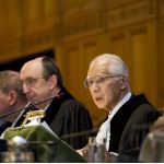 THE HAGUE, 3 February 2012 - The President of the International Court of Justice (ICJ), Judge Hisashi Owada, reads out the Judgment of the Court in the case concerning Jurisdictional Immunities of the State (Germany v. Italy: Greece intervening) 