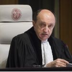 Application of the Convention on the Prevention and Punishment of the Crime of Genocide (Croatia v. Serbia) - Judgment - Public sitting of Tuesday 3 February 2015 - The President of the Court, H.E. Judge Peter Tomka.