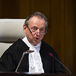 he Registrar of the Court, H.E. Mr. Philippe Couvreur, on 2 February 2018 (delivery of the Judgment of the Court)