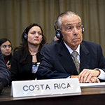 The Agent of Costa Rica, H.E. Mr. Edgar Ugalde Álvarez, on 2 February 2018 