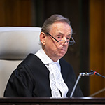 The Registrar of the Court, H.E. Mr. Philippe Couvreur, on 3 October 2018 (delivery of the Order of the Court)