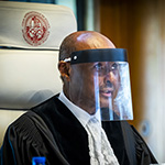 The President of the Court, H.E. Judge Abdulqawi Ahmed Yusuf, at the opening of the hearings 