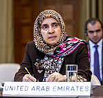The Agent of United Arab Emirates, H.E. Dr. Hissa Abdullah Ahmed Al-Otaiba