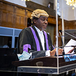 The Agent of Uganda, The Hon. William Byaruhanga SC, at the opening of Uganda’s first round of oral arguments