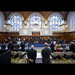 View of the ICJ courtroom on 7 April 2022