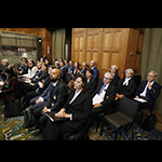 View of the ICJ courtroom on the day of the oral observations of the intervening States