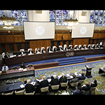 View of the ICJ Court room