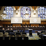 The Members of the Court at the start of the hearings