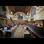 View of the ICJ courtroom on the second day of the hearings