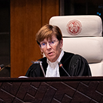 The President of the Court, H.E. Judge Joan E. Donoghue 