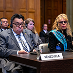 The Co-Agents of Venezuela, HE Mr Calixto Ortega and Ms Elsie Rosales García