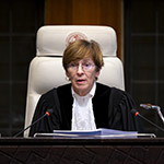 The President of the Court, HE Judge Joan E. Donoghue 