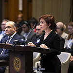 Ms Andrea Jiménez Herrera, Minister Counsellor, Head of the Group of Affairs before the International Court of Justice at the Ministry of Foreign Affairs of the Republic of Colombia