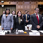 Members of the delegation of Cuba