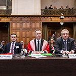 Members of the delegation of the League of Arab States