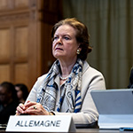 Agent of Germany, Ms Tania von Uslar-Gleichen, at the opening of the hearings
