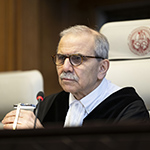 The President of the Court, HE Judge Nawaf Salam, at the start of the hearings 