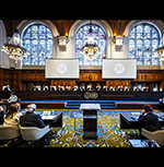 Members of the Court at the start of the hearings