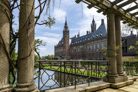 View of the Peace Palace