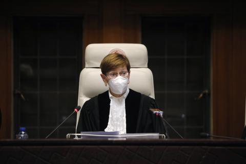 The President of the Court, H.E. Judge Joan E. Donoghue The President of the Court, H.E. Judge Joan E. Donoghue