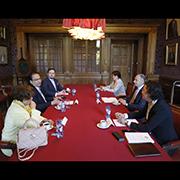 Visit of HE Mr Mario Búcaro Flores, Minister for Foreign Affairs of Guatemala, to the International Court of Justice Visit of HE Mr Mario Búcaro Flores, Minister for Foreign Affairs of Guatemala, to the International Court of Justice