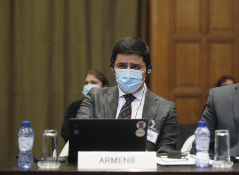 The Agent of Armenia, H.E. Mr. Yeghishe Kirakosyan The Agent of Armenia, H.E. Mr. Yeghishe Kirakosyan