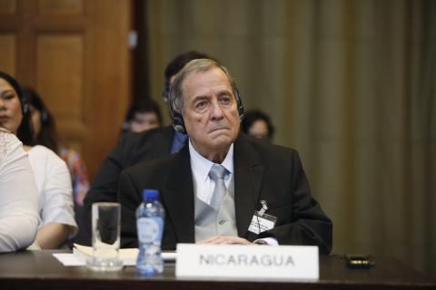 The Agent of Nicaragua, HE Mr Carlos José Argüello Gómez The Agent of Nicaragua, HE Mr Carlos José Argüello Gómez