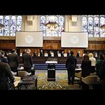 View of the ICJ Court room View of the ICJ Court room