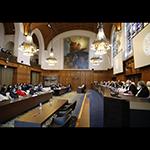 View of the ICJ Court room View of the Court room