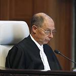 The Registrar of the Court, HE Mr. Philippe Gautier, on the second day of the hearings. The Registrar of the Court, HE Mr. Philippe Gautier, on the second day of the hearings.