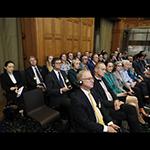 View of the ICJ courtroom on the day of the oral observations of the intervening States View of the ICJ courtroom on the day of the oral observations of the intervening States