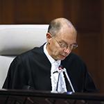 The Registrar of the Court, HE Mr Philippe Gautier, at the start of the hearings The Registrar of the Court, HE Mr Philippe Gautier, at the start of the hearings