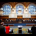 Members of the Court on the opening day of the hearings Members of the Court on the opening day of the hearings