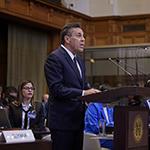 The Agent of Venezuela, HE Mr Samuel Reinaldo Moncada Acosta, at the conclusion of the Venezuela’s oral argument The Agent of Venezuela, HE Mr Samuel Reinaldo Moncada Acosta, at the conclusion of the Venezuela’s oral argument