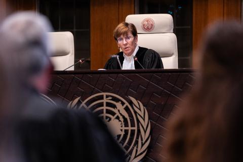 The President of the Court, H.E. Judge Joan E. Donoghue The President of the Court, H.E. Judge Joan E. Donoghue