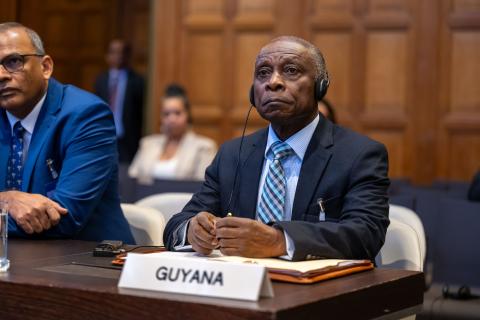 The Agent of Guyana, Hon. Carl B. Greenidge The Agent of Guyana, Hon. Carl B. Greenidge