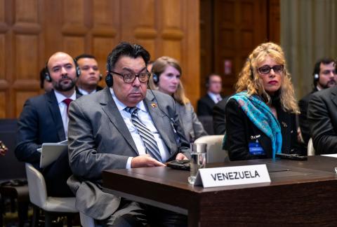 The Co-Agents of Venezuela, HE Mr Calixto Ortega and Ms Elsie Rosales García The Co-Agents of Venezuela, HE Mr Calixto Ortega and Ms Elsie Rosales García