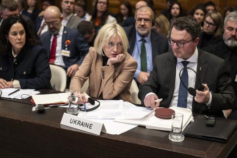 The Agent of Ukraine, HE Mr Anton Korynevych and Ms Oksana Zolotaryova, Co-Agent of Ukraine The Agent of Ukraine, HE Mr Anton Korynevych and Ms Oksana Zolotaryova, Co-Agent of Ukraine