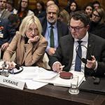The Agent of Ukraine, HE Mr Anton Korynevych and Ms Oksana Zolotaryova, Co-Agent of Ukraine The Agent of Ukraine, HE Mr Anton Korynevych and Ms Oksana Zolotaryova, Co-Agent of Ukraine