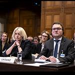 The Agent of Ukraine, HE Mr Anton Korynevych, and Ms Oksana Zolotaryova, Co-Agent of Ukraine The Agent of Ukraine, HE Mr Anton Korynevych, and Ms Oksana Zolotaryova, Co-Agent of Ukraine