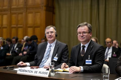 Agent of the Russian Federation, HE Mr Gennady Kuzmin, and Mr Konstantin Kosorukov Agent of the Russian Federation, HE Mr Gennady Kuzmin, and Mr Konstantin Kosorukov