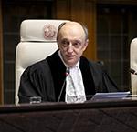 The senior Judge at the Court, HE Mr Peter Tomka The senior Judge at the Court, HE Mr Peter Tomka