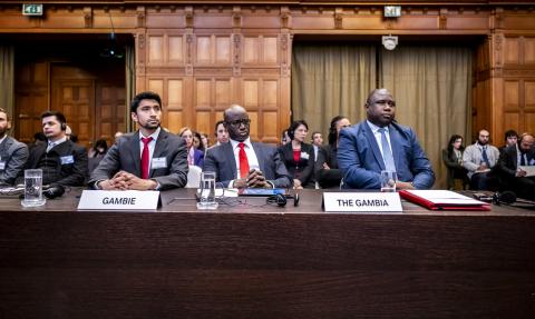 Members of the Delegation of The Gambia Members of the Delegation of The Gambia