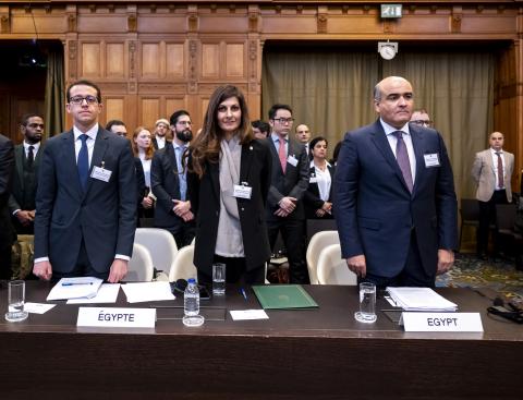 Members of the delegation of Egypt Members of the delegation of Egypt