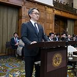 Mr Tomohiro Mikanagi, Director General, International Legal Affairs Bureau/Legal Adviser, Ministry of Foreign Affairs (Japan) Mr Tomohiro Mikanagi, Director General, International Legal Affairs Bureau/Legal Adviser, Ministry of Foreign Affairs (Japan)