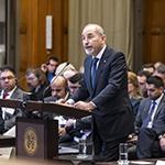 HE Mr Ayman Safadi, Deputy Prime Minister and Minister of Foreign Affairs and Expatriates of the Hashemite Kingdom of Jordan HE Mr Ayman Safadi, Deputy Prime Minister and Minister of Foreign Affairs and Expatriates of the Hashemite Kingdom of Jordan