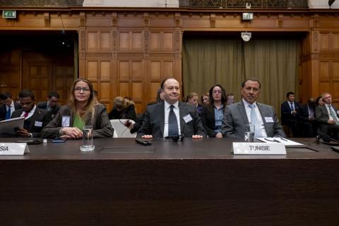 Members of the delegation of Tunisia Members of the delegation of Tunisia