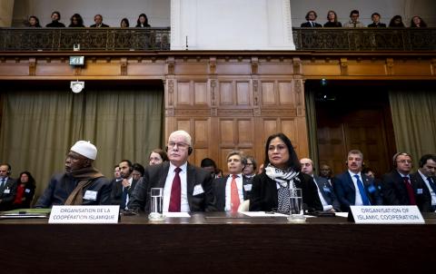 Members of the delegation of the Organisation of Islamic Cooperation Members of the delegation of the Organisation of Islamic Cooperation